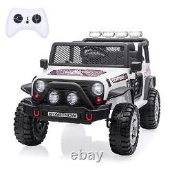 12V Electric Vehicle Truck Kids Ride On Car Jeep 2 Seater With Remote Control Toy