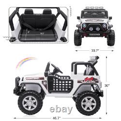 12V Electric Vehicle Truck Kids Ride On Car Jeep 2 Seater With Remote Control Toy