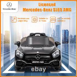 12V Kid Ride on Car Licensed Mercedes-Benz Electric Powered Vehicle Toy withRemote