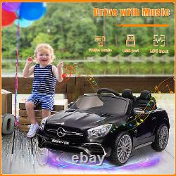 12V Kid Ride on Car Licensed Mercedes-Benz Electric Powered Vehicle Toy withRemote