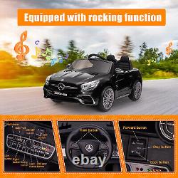 12V Kid Ride on Car Licensed Mercedes-Benz Electric Powered Vehicle Toy withRemote