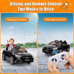 12V Kid Ride on Car Licensed Mercedes-Benz Electric Powered Vehicle Toy withRemote