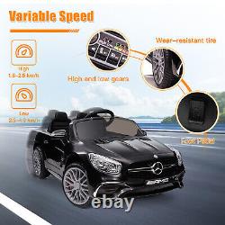 12V Kid Ride on Car Licensed Mercedes-Benz Electric Powered Vehicle Toy withRemote