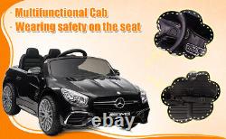 12V Kid Ride on Car Licensed Mercedes-Benz Electric Powered Vehicle Toy withRemote