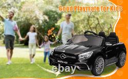 12V Kid Ride on Car Licensed Mercedes-Benz Electric Powered Vehicle Toy withRemote