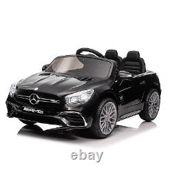 12V Kid Ride on Car Licensed Mercedes-Benz Electric Powered Vehicle Toy withRemote