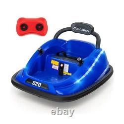 12V Kids Bumper Car Electric 360 Spin Ride on Toy Toddler Vehicle Remote Control