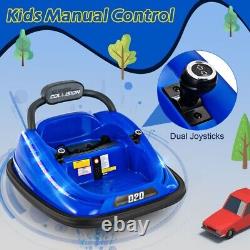 12V Kids Bumper Car Electric 360 Spin Ride on Toy Toddler Vehicle Remote Control