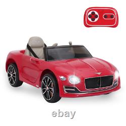 12V Kids Car Power Wheels Ride-on Toy Vehicle with Remote Control & LED Lights