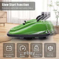 12V Kids Electric Ride On Bumper Car Vehicle/360° Spin/LED Light/Remote Control