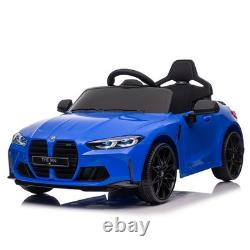 12V Kids Electric Ride on Car BMW M4 Vehicle Toy With Remote 3 Speeds Power Wheels
