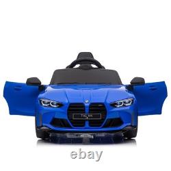 12V Kids Electric Ride on Car BMW M4 Vehicle Toy With Remote 3 Speeds Power Wheels