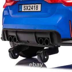 12V Kids Electric Ride on Car BMW M4 Vehicle Toy With Remote 3 Speeds Power Wheels