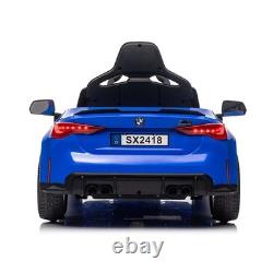 12V Kids Electric Ride on Car BMW M4 Vehicle Toy With Remote 3 Speeds Power Wheels