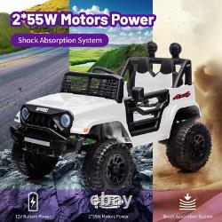 12V Kids Power Wheels Car Ride on Electric Car Batteryed Truck withRemote Control