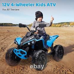 12V Kids Ride-On ATV 4 Wheeler Quad Electric Vehicle Ride on Toy Car with Remote