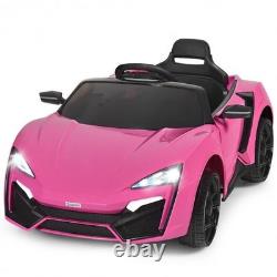 12V Kids Ride-On Car 2.4G RC Electric Vehicle with LED