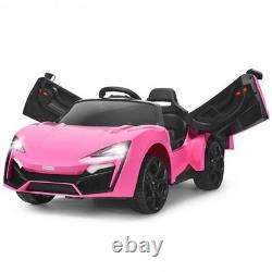 12V Kids Ride-On Car 2.4G RC Electric Vehicle with LED