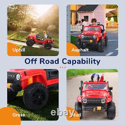 12V Kids Ride On Car 2 Seater Electric Vehicle RC Toy Truck Jeep MP3 Bluetooth
