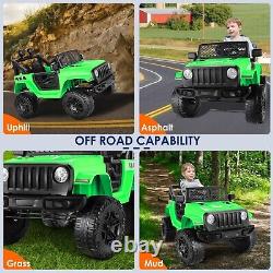 12V Kids Ride On Car 2 Seater Electric Vehicle Toy Truck+Bluetooth MP3 Remote US