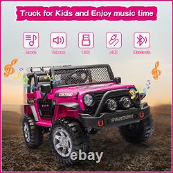 12V Kids Ride On Car 2 Seater Electric Vehicle Toy Truck Jeep withRemote Control