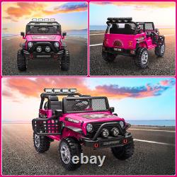 12V Kids Ride On Car 2 Seater Electric Vehicle Toy Truck Jeep withRemote Control