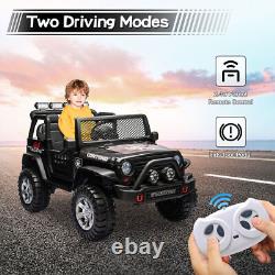 12V Kids Ride On Car 2 Seater Electric Vehicle Toy Truck Jeep withRemote Control