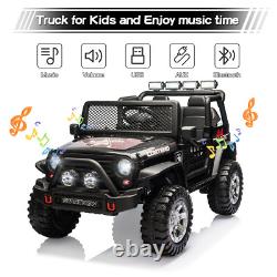 12V Kids Ride On Car 2 Seater Electric Vehicle Toy Truck Jeep withRemote Control