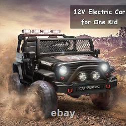 12V Kids Ride On Car 2 Seater Electric Vehicle Toy Truck Jeep with Remote Control