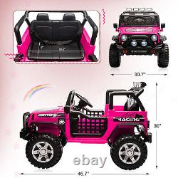 12V Kids Ride On Car 2 Seater Electric Vehicle Toy Truck Jeep with Remote Control