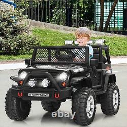 12V Kids Ride On Car 2 Seater Electric Vehicle Toy Truck Jeep with Remote Control