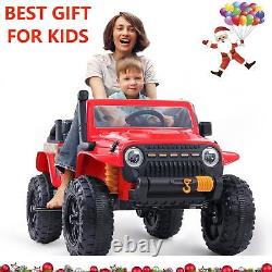 12V Kids Ride On Car 2 Seater Electric Vehicle Toy Truck withRemote Control 3Speed