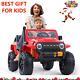 12v Kids Ride On Car 2 Seater Electric Vehicle Toy Truck Withremote Control 3speed