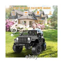 12V Kids Ride On Car 2 Seater Electric Vehicle Toy Truck with Bluetooth MP3 Remote