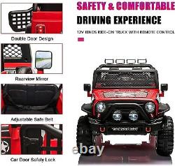 12V Kids Ride On Car Battery Electric Vehicle Toy Truck MP3 Remote Children Gift