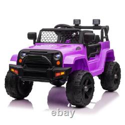 12V Kids Ride On Car Electric Vehicle RC Toy Truck Jeep MP3, LED lights and horn