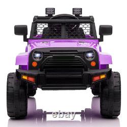 12V Kids Ride On Car Electric Vehicle RC Toy Truck Jeep MP3, LED lights and horn