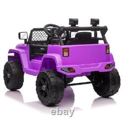 12V Kids Ride On Car Electric Vehicle RC Toy Truck Jeep MP3, LED lights and horn