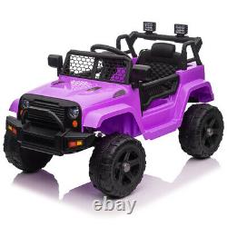 12V Kids Ride On Car Electric Vehicle RC Toy Truck Jeep MP3, LED lights and horn