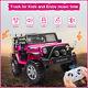 12v Kids Ride On Car Electric Vehicle Toy 2 Seater Truck Jeep With Remote Control