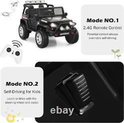 12V Kids Ride On Car Electric Vehicle Toy Truck Jeep 2-Seater withRemote Control