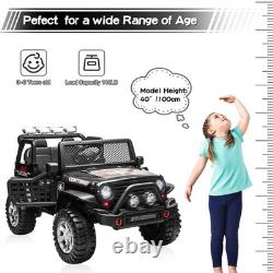 12V Kids Ride On Car Electric Vehicle Toy Truck Jeep 2-Seater withRemote Control