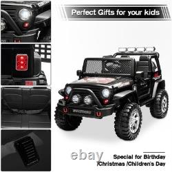 12V Kids Ride On Car Electric Vehicle Toy Truck Jeep 2-Seater withRemote Control