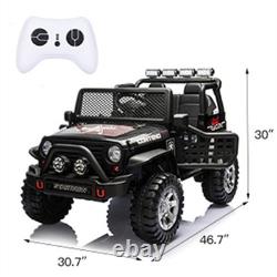 12V Kids Ride On Car Electric Vehicle Toy Truck Jeep 2-Seater withRemote Control
