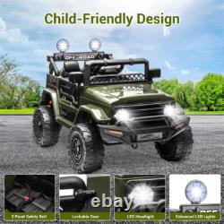 12V Kids Ride On Car Jeep Truck Electric Vehicle Toy withRemote Control Kids Gifts