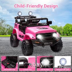 12V Kids Ride On Car Jeep Truck Electric Vehicle Toy withRemote Control Kids Gifts