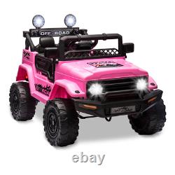 12V Kids Ride On Car Jeep Truck Electric Vehicle Toy withRemote Control Kids Gifts