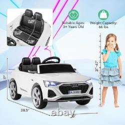 12V Kids Ride On Car Licensed Audi SQ8 Electric Vehicle with Remote Control