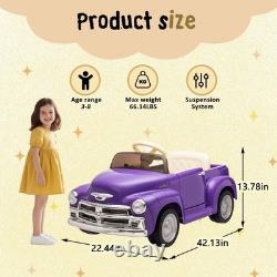 12V Kids Ride On Car Licensed Chevrolet Electric Truck Vehicle Toy for Boys Girl