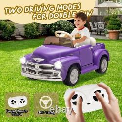 12V Kids Ride On Car Licensed Chevrolet Electric Truck Vehicle Toy for Boys Girl